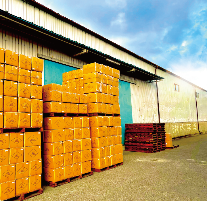 南花田共同倉庫/敷地内・作業風景